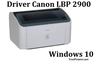 Canon Lbp 2900 Driver Windows 10